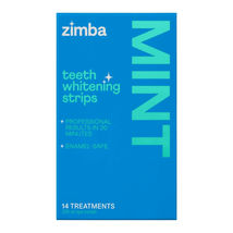 Zimba Teeth Whitening Strips Enamel Safe Vegan 14-Day Treatment 28 Strip... - $14.69