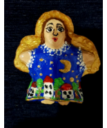 Handmade Armenian Ceramic Magnet Angel - $372.89 MXN