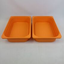 (Lot of 2) Ikea Trofast Storage Box Light Orange 16 ½ x 11 ¾ x 4" New 20... - $33.90