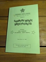 *Signed* Fraternal Order Of Police Blossomland Lodge Country Music Spectacular  - £124.55 GBP