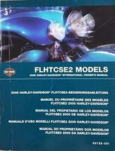 2005 Harley-Davidson Owner&#39;s Manual FLHTCSE2 Motorcycle Used Book [Hardcover] un - £78.24 GBP