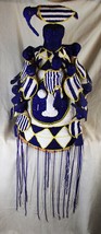 Vintage Yoruba Handbeaded Headdress, Nigeria - £421.82 GBP