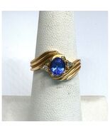 Authenticity Guarantee

VINTAGE 14K YELLOW GOLD TANZANITE AND DIAMOND RI... - €584,07 EUR