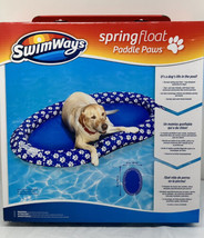 SwimWays Paddle Paws Spring Float Dog Raft, Large (65 lbs. and Up), Blue - $39.55