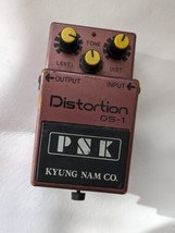 PSK Distorsione DS-1 Pedale Chitarra Corea Boss Clone Vintage 80s Raro - $114.30