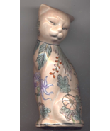 Vintage Japanese Hand Painted Ceramic Cats 7 1/4&quot; Tall - $24.41 CAD