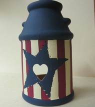 Candle Holder Votive Americana Milk Jug - $8.04
