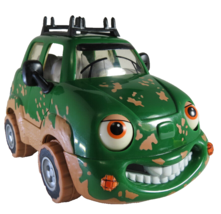 Freddy 4 Wheeler Chevron Mini Toy  Car with a  Face Green with Mud Designs - £9.72 GBP