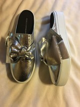 Rebecca Minkoff Womens Neva Silver Platform Shoes Shoes SZ 9.5 M NEW - £118.67 GBP