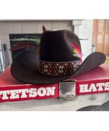 STETSON 4x Beaver Rancher Brown Hat Size 7 -  6” Brim WESTERN COWBOY Hat... - $273.29 CAD