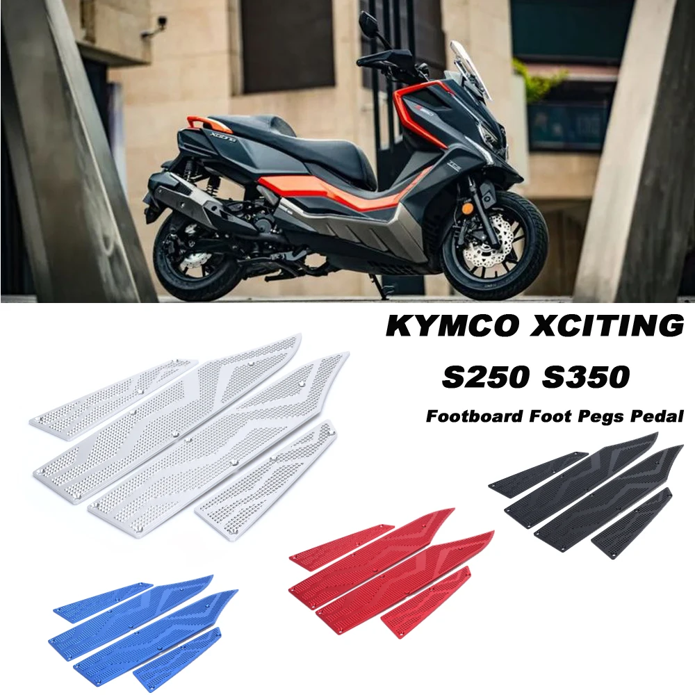 Rcycle accessories footrest foot pegs pedal footboard plate for kymco xciting s250 s350 thumb200