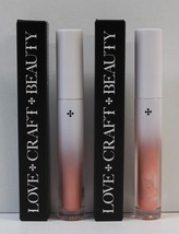 2X Love + Craft + Beauty Glare Gloss in ROMANTIC NIB Full Sized 3 ml / 0... - £12.57 GBP