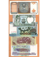 ASIA  Lot 5  UNC  Banknotes Paper Money Bills Set #6 - £2.76 GBP