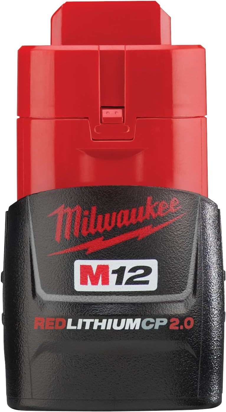 Compact Battery Pack (1-Pack) For Milwaukee 48-11-2420 M12 Redlithium. - $40.92