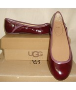 UGG Australia ANTORA II Deep Bordeaux Patent Leather Slip On Shoes Size ... - $39.59