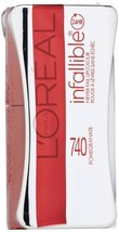 L'oreal Paris Infallible Never Fail Lipcolour, Pomegranate 740, 1 Ea - $17.99