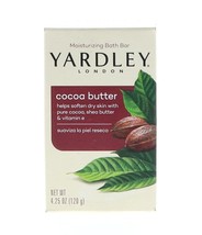 Yardley London Pure Cocoa Butter & Vitamin E Bar Soap- 4.25 Ounces /120 G (Pack  - $19.99