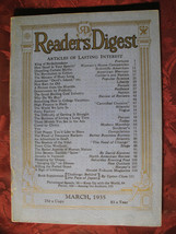 Readers Digest March 1935 Stark Young Robert Littell Rupert Hughes Julian Street - £5.41 GBP