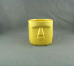 Moai Head Tiki Tumbler or Mug - Vibrant Yellow - By Whaler&#39;s Rhum - £30.46 GBP