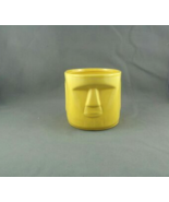 Moai Head Tiki Tumbler or Mug - Vibrant Yellow - By Whaler&#39;s Rhum - $39.00