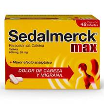 Sedalmerck Max~48 Tablets~Superior Quality Relief~Fast &amp; Effective  - £23.91 GBP