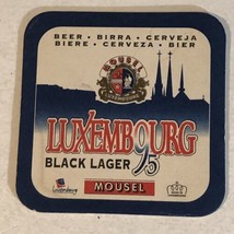 Luxembourg Black Lager Cardboard Coaster Vintage Box3 - $4.94