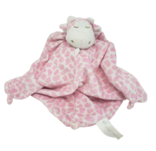 Angel Dear Baby Pink &amp; White Giraffe Security Blanket Stuffed Animal Toy Plush - £29.07 GBP