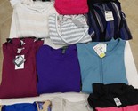 Reseller Lot Wholesale Clothing 13 Tops Blouse Shirts NWT &amp; EUC Womens $265 - $42.57