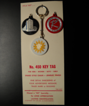Hit Promotional Products Vintage Metal Key Chain Borden&#39;s Elsie Jewelry ... - $11.99