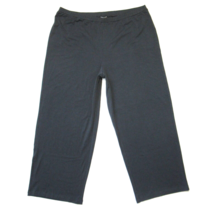 NWT Eileen Fisher Straight Cropped in Graphite Gray Stretch Jersey Pants XL - $72.00