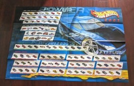 2001 Hot Wheels Power Performance Attitude Car Series Poster - New Old S... - $5.95