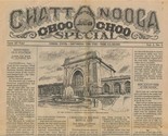 Chattanooga Choo Choo Newspaper Tennessee Hilton Motor Inn Trolley Railroad - £17.13 GBP