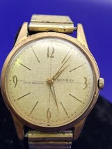 Vintage Benrus Watch 1960&#39;s  Hand winding 34M Gold plated case - £73.26 GBP