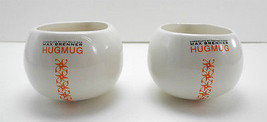 Max Brenner Hug Mugs - Set of 2 Chocolate by the Bald Man Cups - $18.95