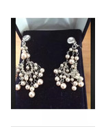chandelier clip on earrings - £31.78 GBP