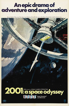 2001: A Space Odyssey Movie Poster 27x40 inches British Import Kubrick 2001 RARE - £28.41 GBP