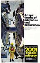 2001: A Space Odyssey Movie Poster 27x40 inches British Import Kubrick 2... - £28.03 GBP