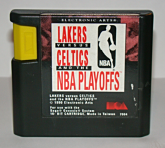 SEGA GENESIS - LAKERS VERSUS CELTICS and the NBA PLAYOFFS (Game Only) - £11.72 GBP