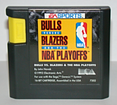 SEGA GENESIS - BULLS VERSUS BLAZERS and the NBA PLAYOFFS (Game Only) - $15.00