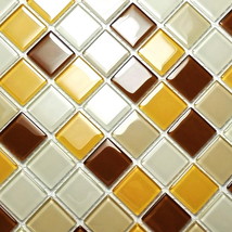 Multicolor Lattice - 3-Dimensional Mosaic Decorative Wall Tile(6PC) - £70.35 GBP