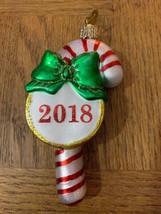 2018 Candy Cane Christmas Ornament - £20.07 GBP