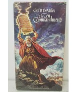 Rare Vintage Cecil B DeMillers 1956 The Ten Commandments VHS 2 Pack New ... - $15.31
