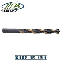 Milwaukee 48-89-1015 Thunderbolt 15/64" Black & Bronze Twist Drill Bit 10 Pack - $17.99