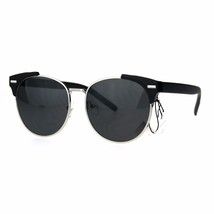 Women&#39;s Fashion Sunglasses Side Top Horn Rim Designer Shades UV400 - £9.55 GBP
