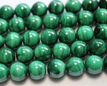 Een malachite 9 5 10mm smooth round european beads stone for jewelry making design thumb155 crop