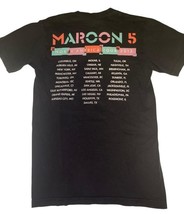 Maroon 5 North America Tour 2013 Black Graphic Band T-Shirt Size S New image 5