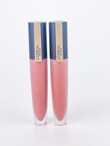 LOREAL Rouge Signature Matte Finish Liquid Lipstick 416 I Create Lot Of 2 - £14.43 GBP