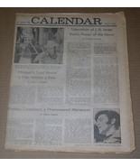 Elvis Presley Dennis Hopper Calendar Newspaper Supplement Vintage 1970 - $1,381.76 MXN