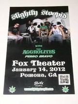 Slightly Stoopid The Aggrolites Concert Promo Card 2011 Fox Theater Pomona - £15.97 GBP