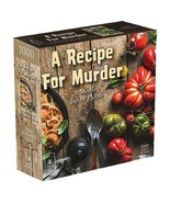 Recipe for Murder 1000 Piece Mystery Jigsaw Puzzle 23 x 29&quot; Read Assembl... - £19.77 GBP